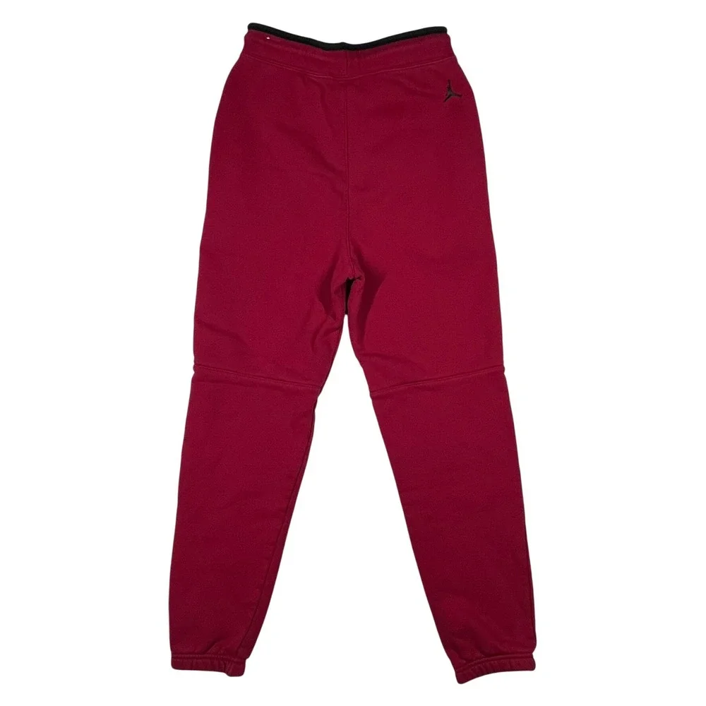 Jordan‎ Sweatpants Mens Small Red Jumpman Fleece Joggers DJ0260-652